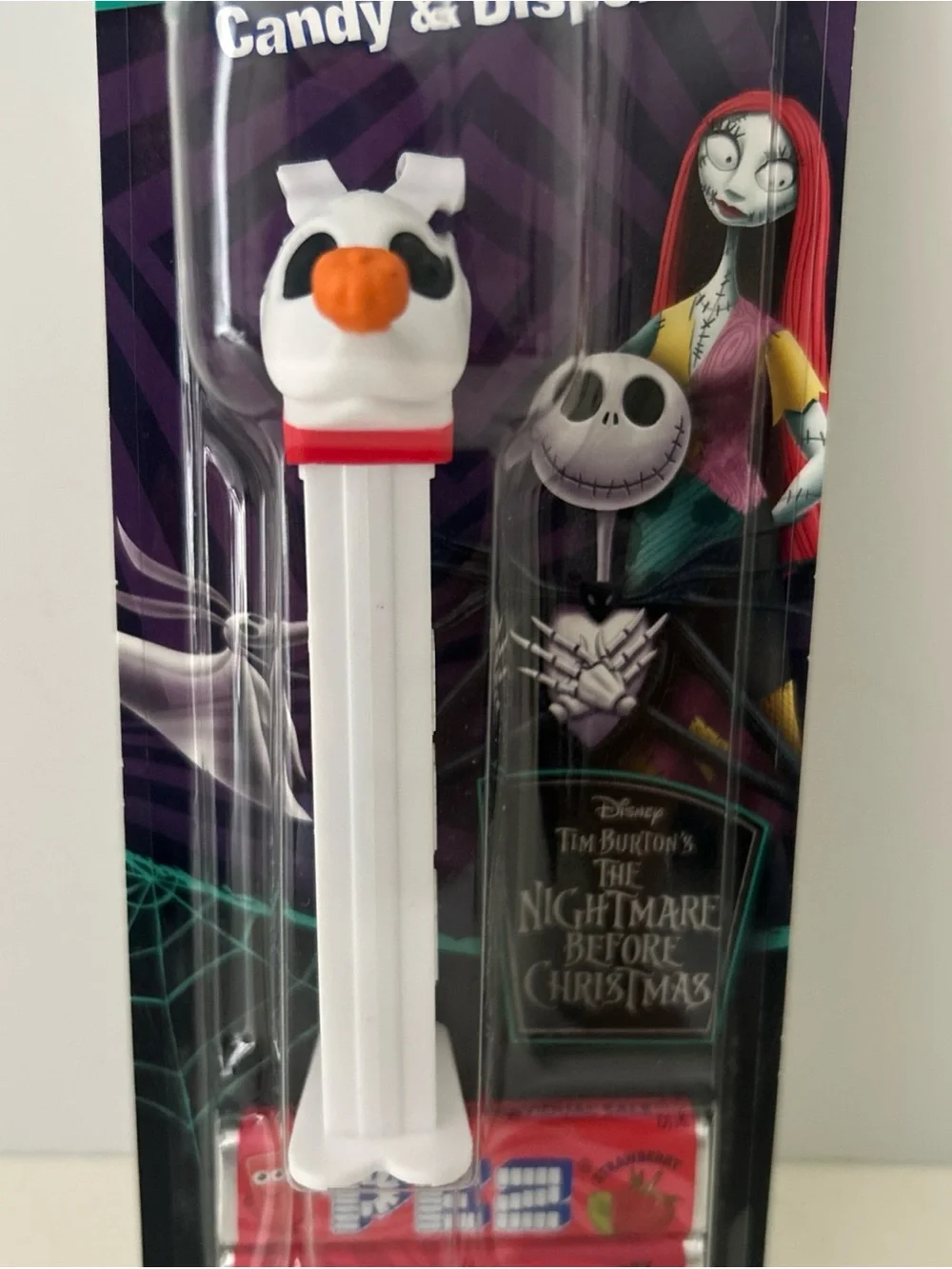 PEZ The Nightmare Before Christmas Jack Skellington, Sally & Zero Dispenser Set